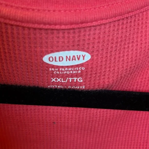 Old Navy Waffle Knit Coral Color - Picture 3 of 4